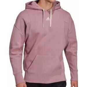 Adidas Internal Studio Lounge OH Pullover Hoodie Men's  2XL Magic Mauve HI0777
